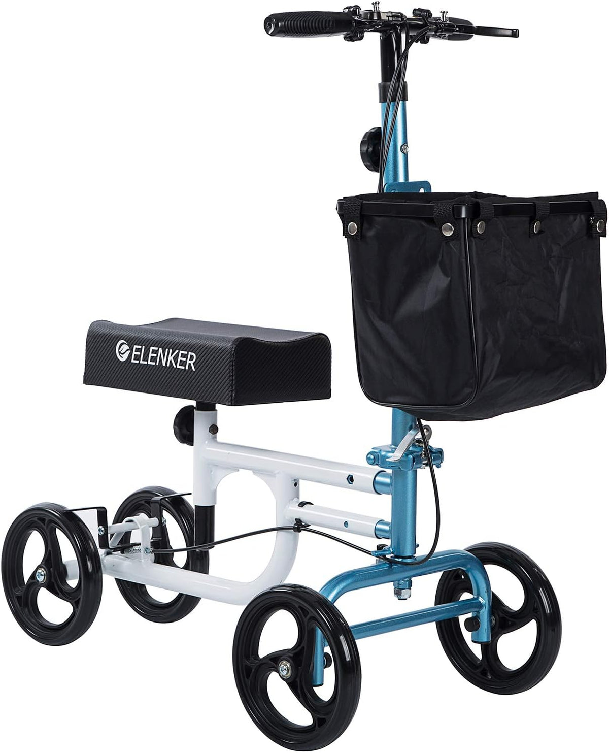 Black Steerable Knee Walker Medical Scooter E965819