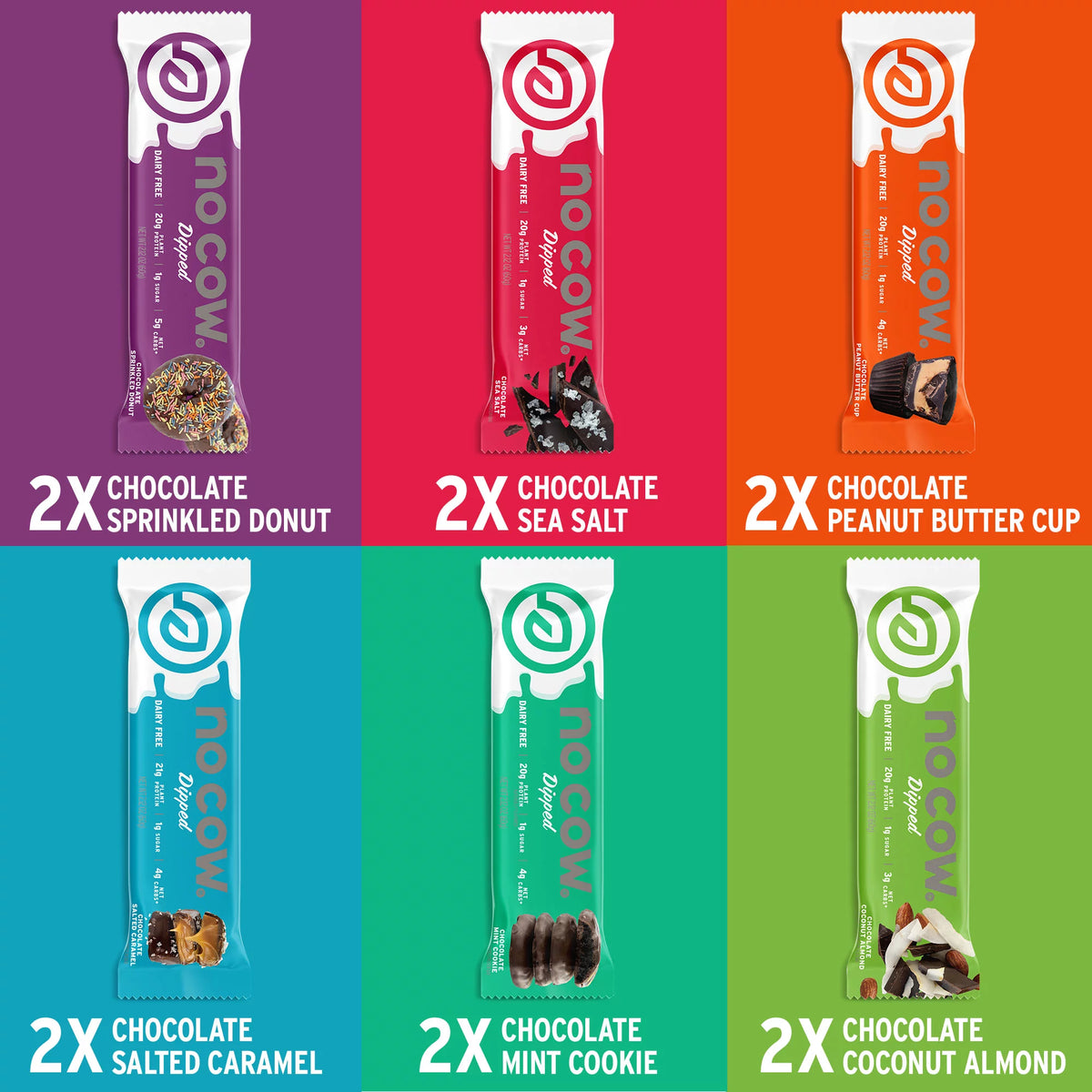 Protein Bars Sampler Pack Box of 12 D56118