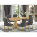 7 Piece Wood Dining Set A268412