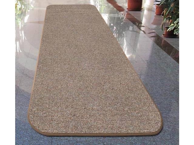 Pebble Beige Skid-Resistant Carpet Runner 20 ft. x 27 in. S681
