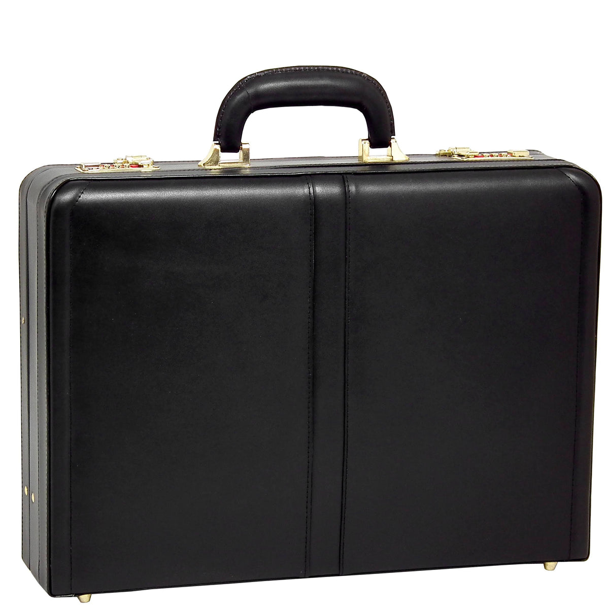 Leather Expandable Attache Case Y4200