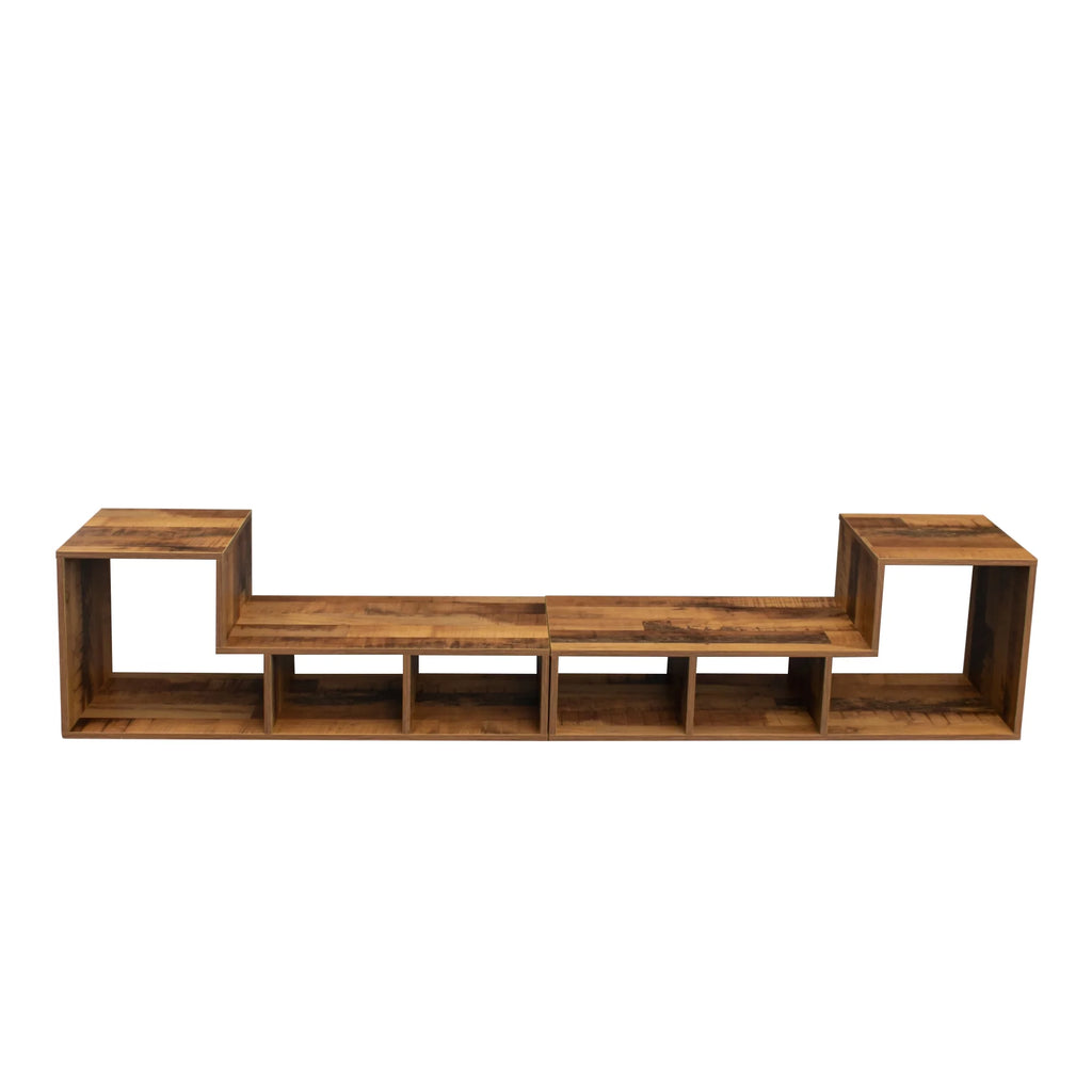 L-Shaped Oak Tv Stand U6997