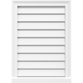 Vertical Surface Mount PVC Gable Vent D918