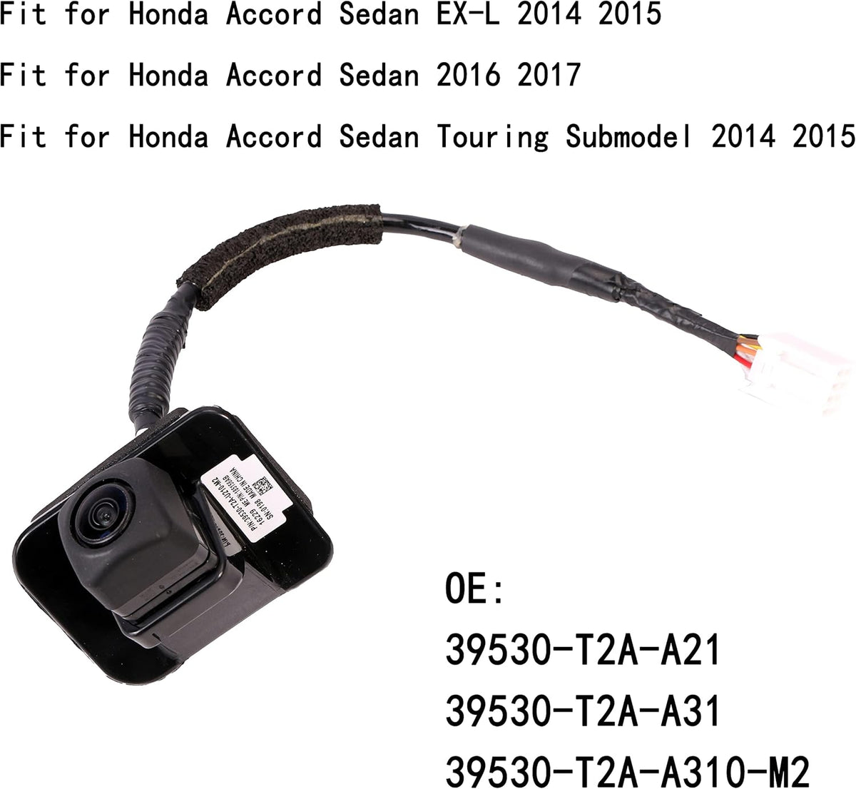 Backup Camera for Honda Accord Sedan 2014-2017 Rear View Park Assist Reverse Camera D168999