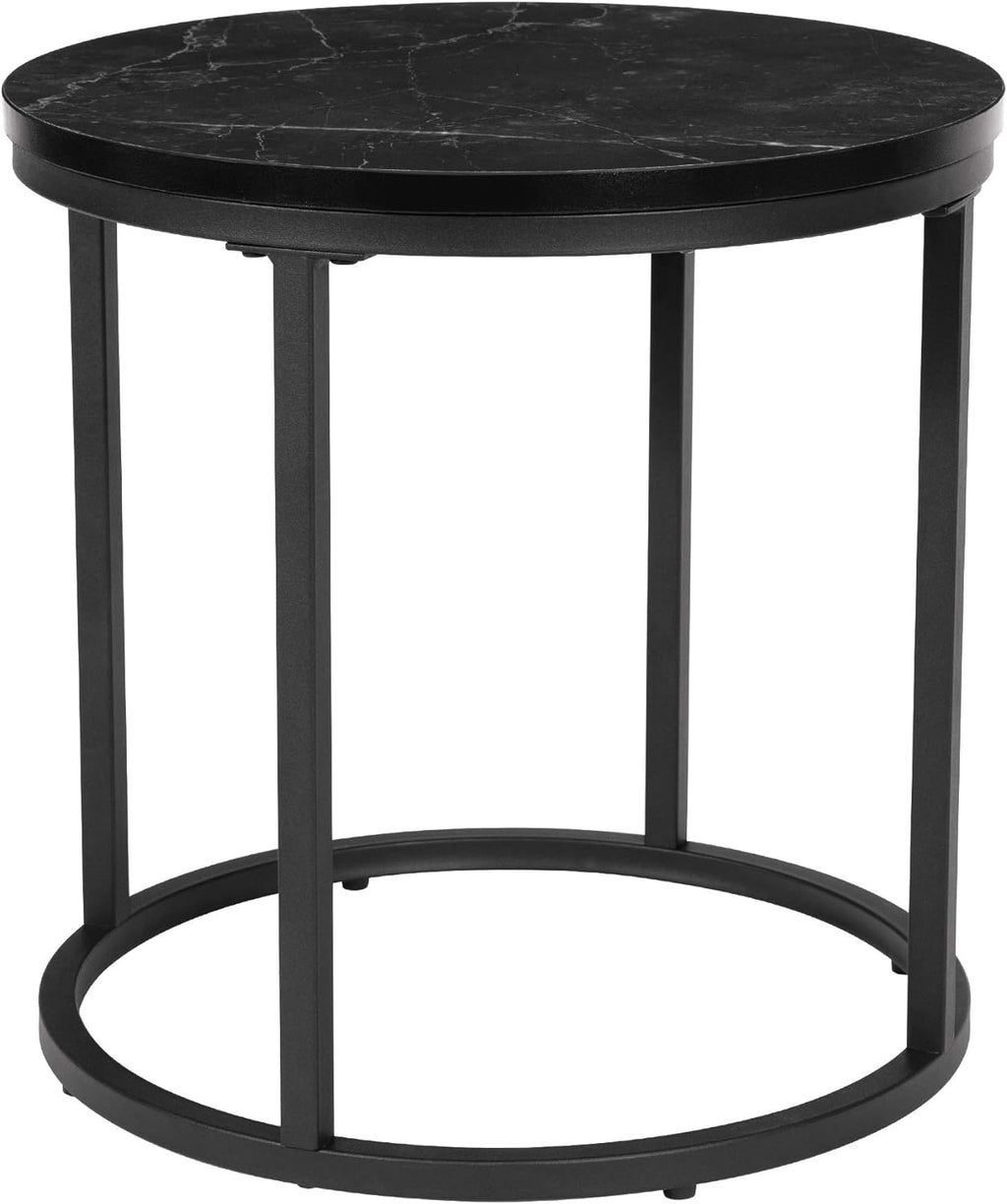Black Kitchen End Table 15.25 Dia Set of 1 M54732