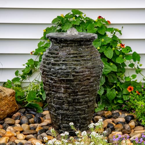 24 inch Slate Urn Fountain B378