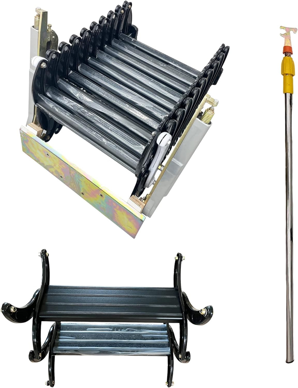 12 Steps Alloy Folding Attic Ladder I443048