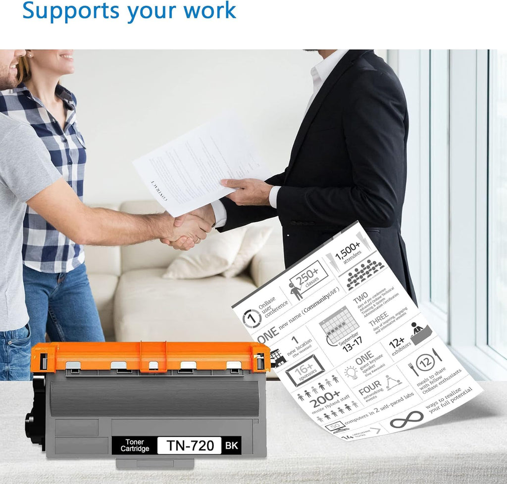 TN720 Toner Cartridge for Brother HL-5440D Printers K89827