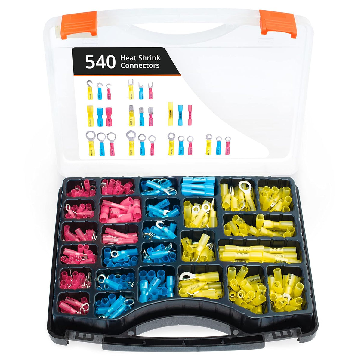 Heat Shrink Wire Connectors Kit 540 PCS F53234