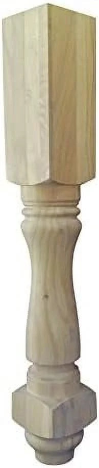 Unfinished Farmhouse Kitchen Island Legs B324