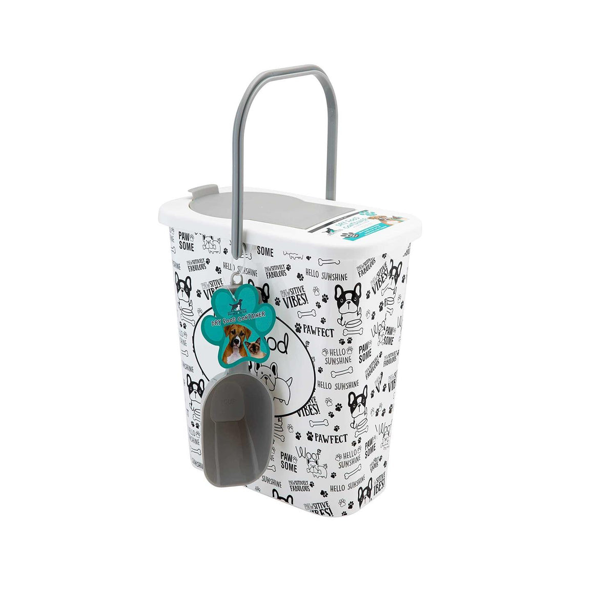 3 Gallon Dry Food Container with Scooper J43482