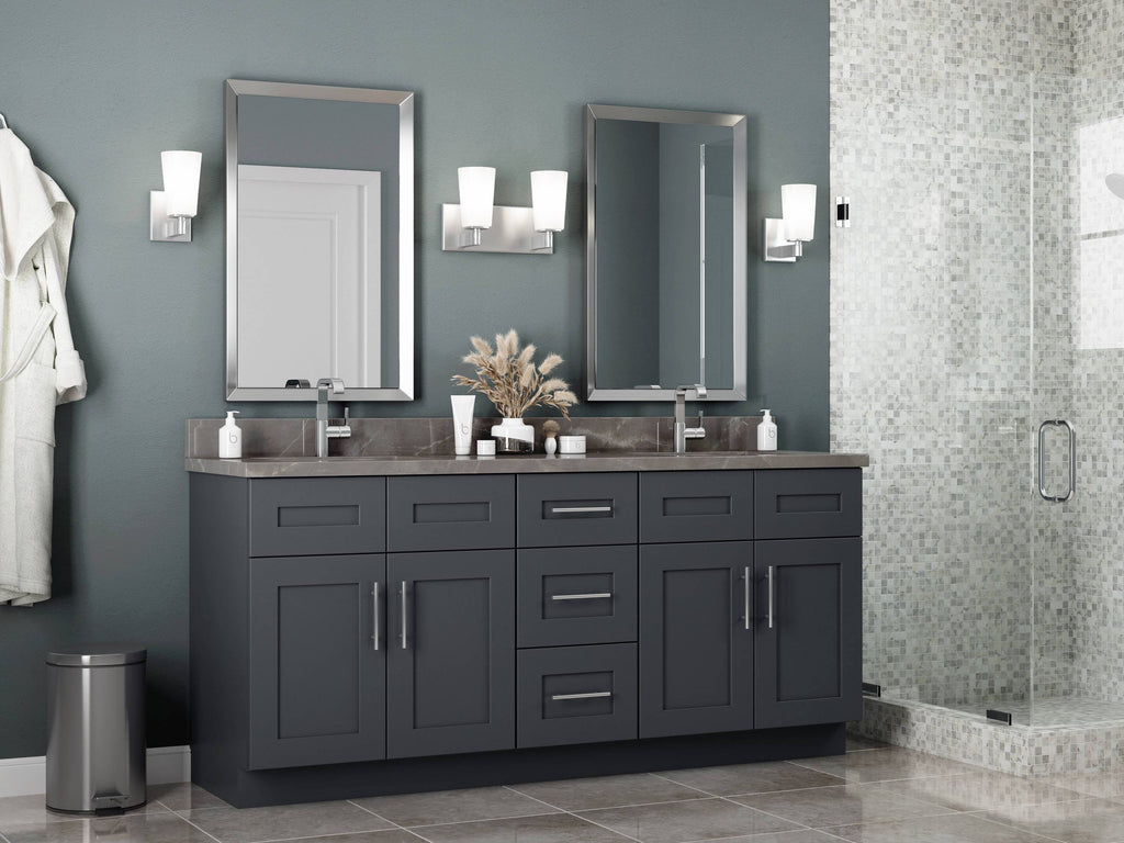 30-in W x 34.5-in H x 21-in D Onyx Pine Base Cabinet T913