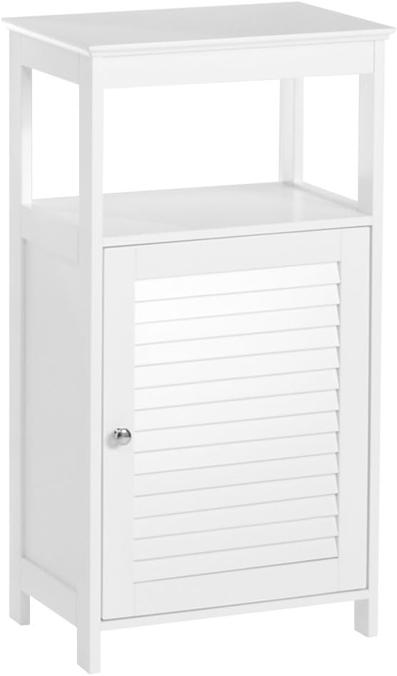 White Single Door Floor Cabinet N868773