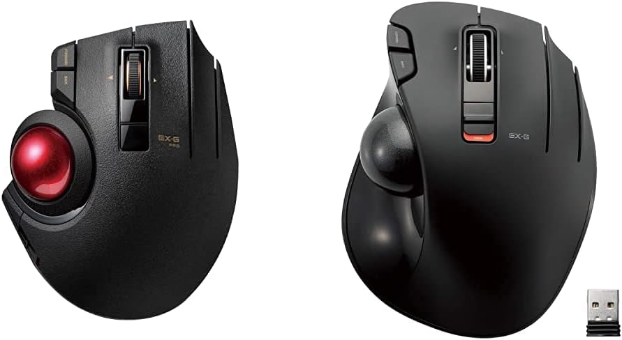 Wired Wireless Bluetooth Thumb-Operated Trackball Mouse F84353