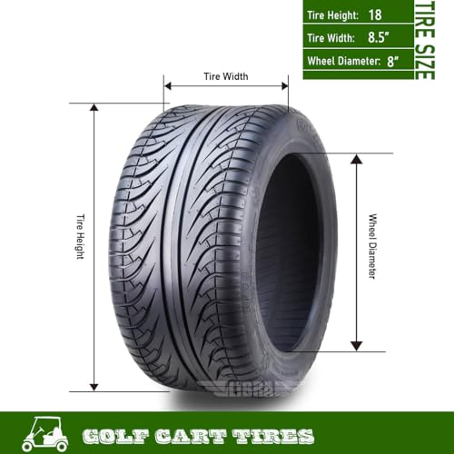 18x8.5-8 4 Ply Golf Cart ATV Tire U5074