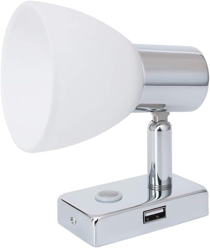 12V LED Reading Light with USB Port Dimmable Two Pack N693