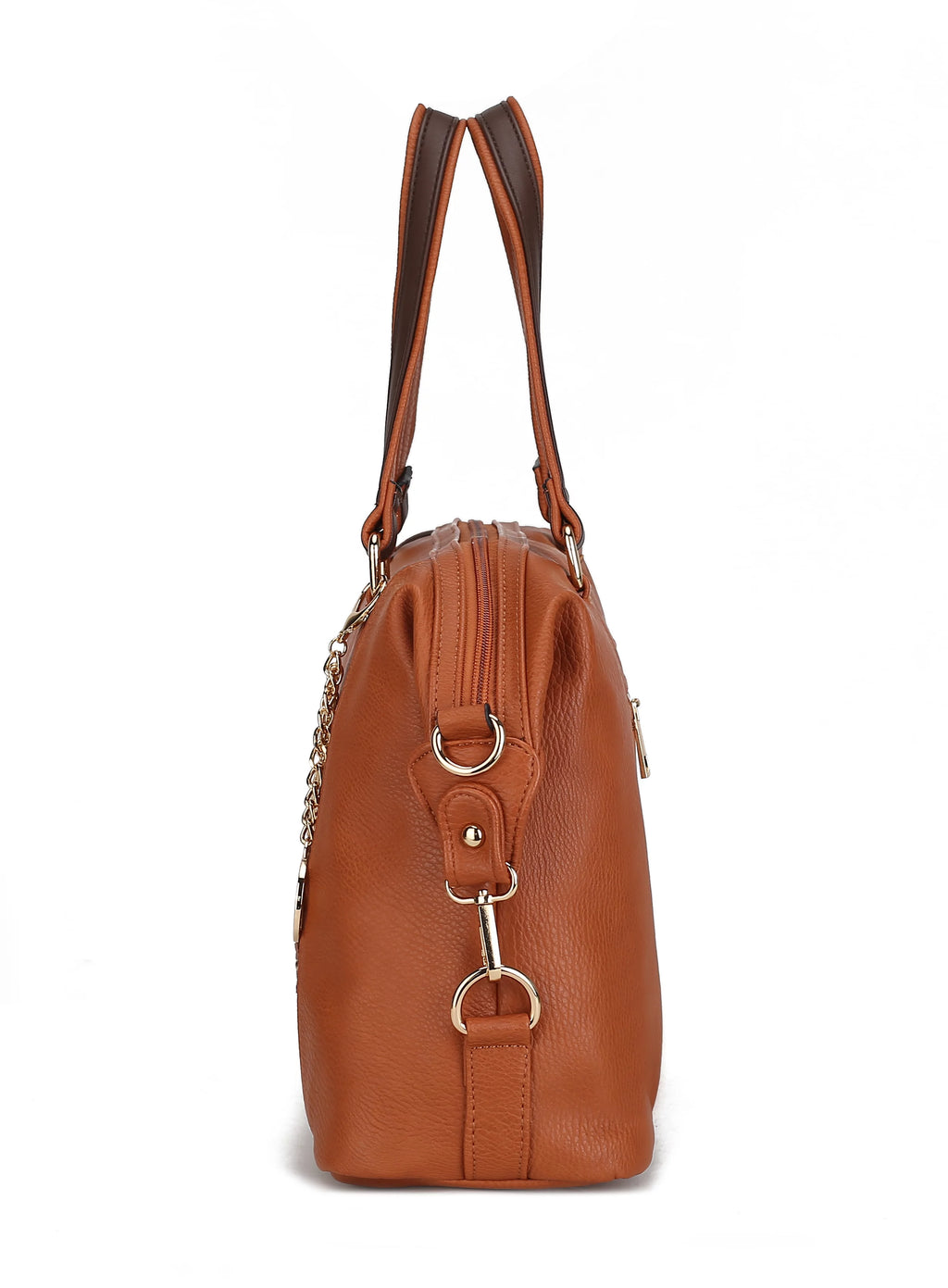 Vegan Leather Tote Handbag D611