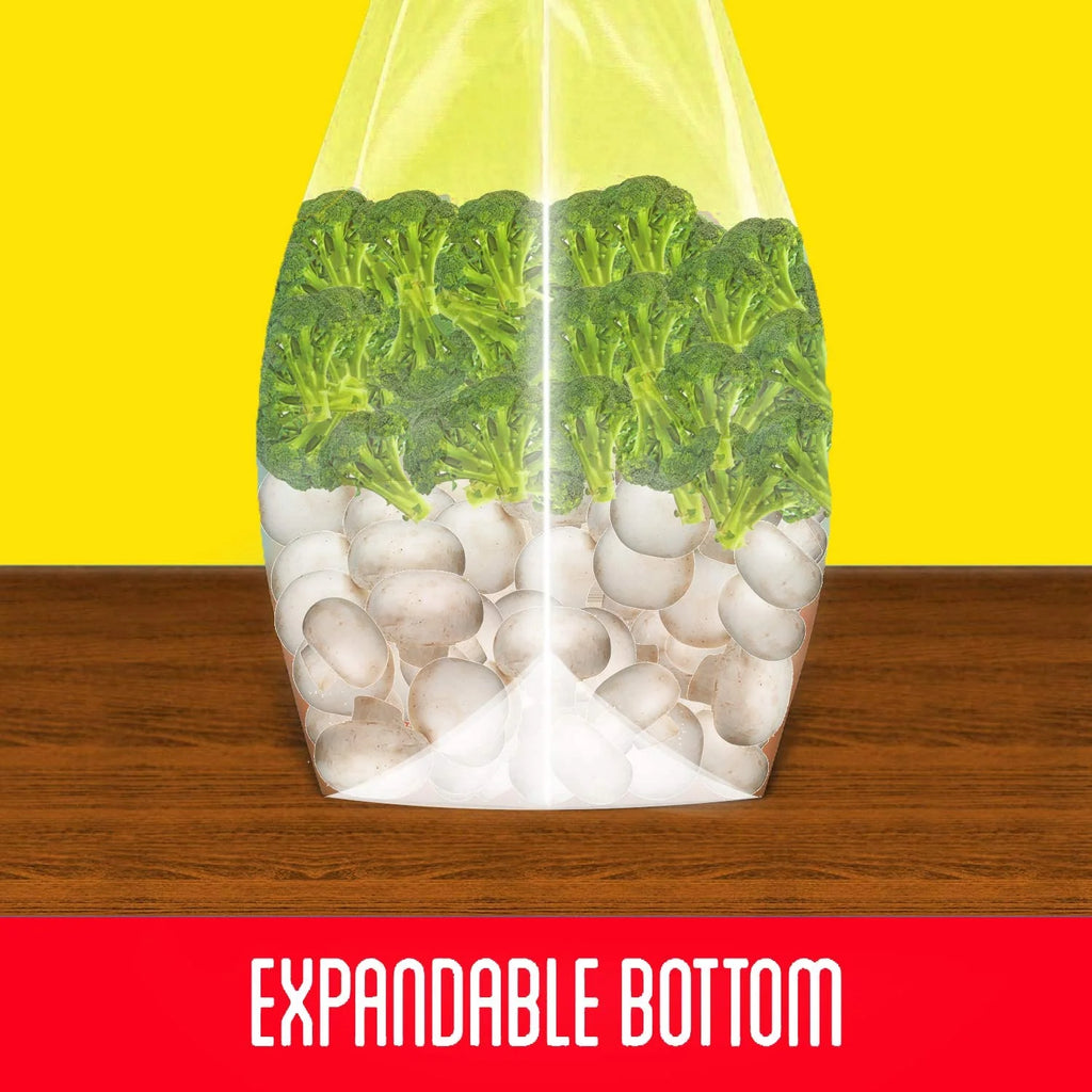 10 COUNT 5 Gallon 3 Mil Plastic Bag with Slider Top O50356