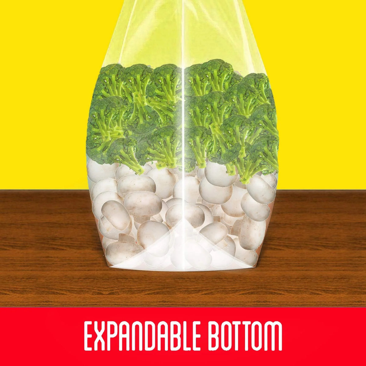 10 COUNT 5 Gallon 3 Mil Plastic Bag with Slider Top O50356