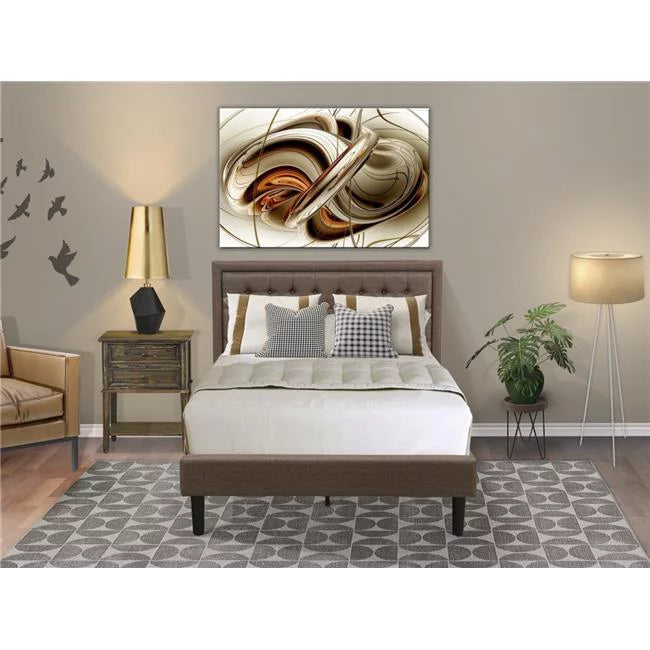 Black 2 Piece Wooden Bedroom Set X9941