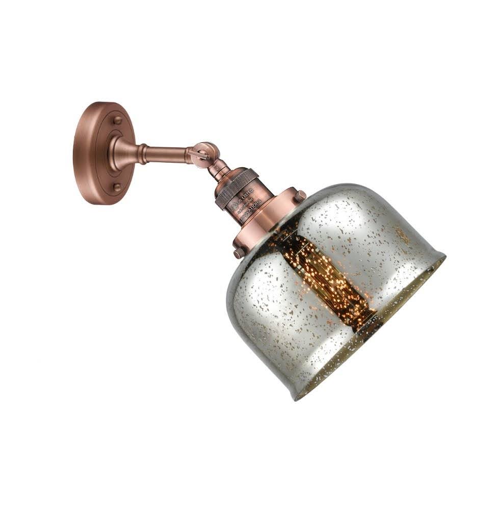 Large Bell 1 Light Sconce (Brushed Satin Nickel) H7854