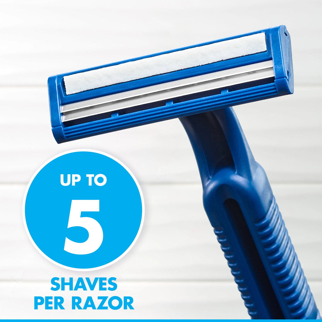 Blue 12 Count Disposable Razors V449