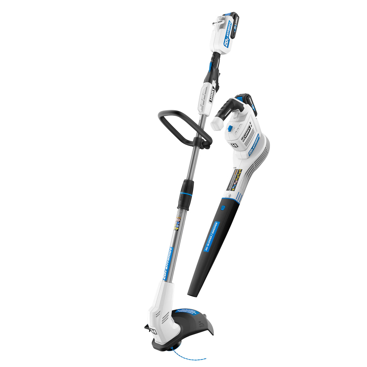 3/8-inch Drill/Driver Project Kit & 12-inch Hybrid String Trimmer/Blower Combo Kit C13985