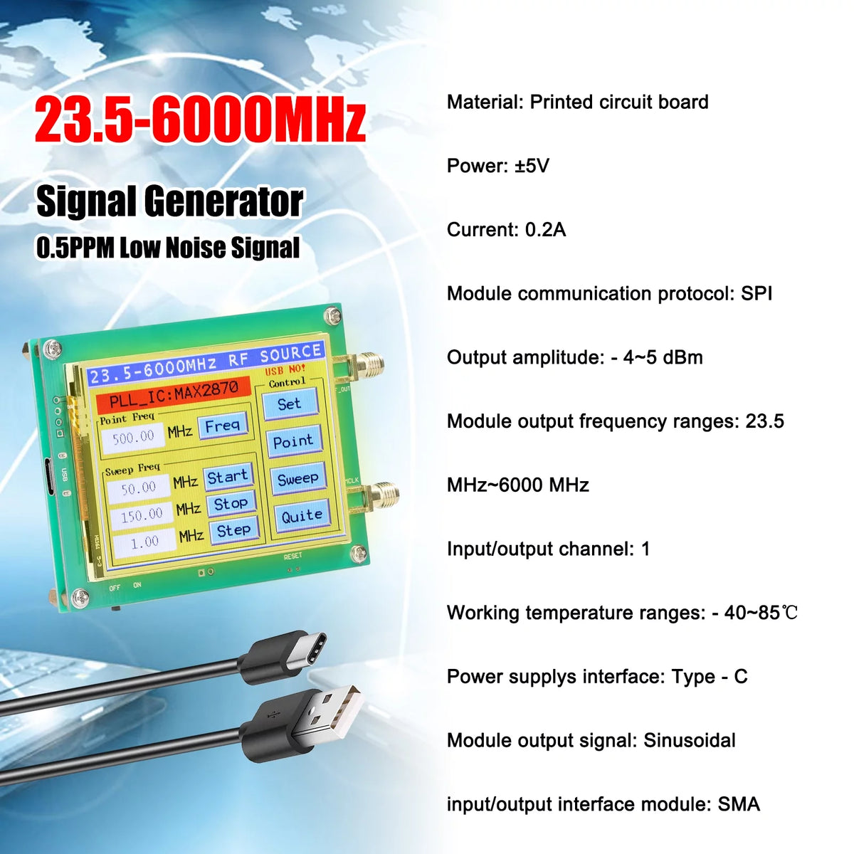 23.5-6000MHz Signal Generator J542