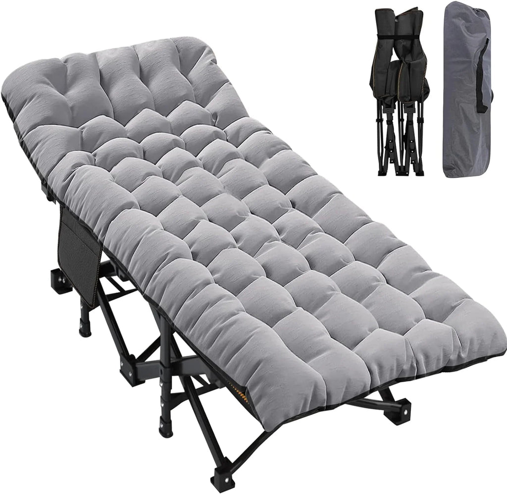 Folding Cot with 3.3 Inch Mattress and Carry Bag E509772