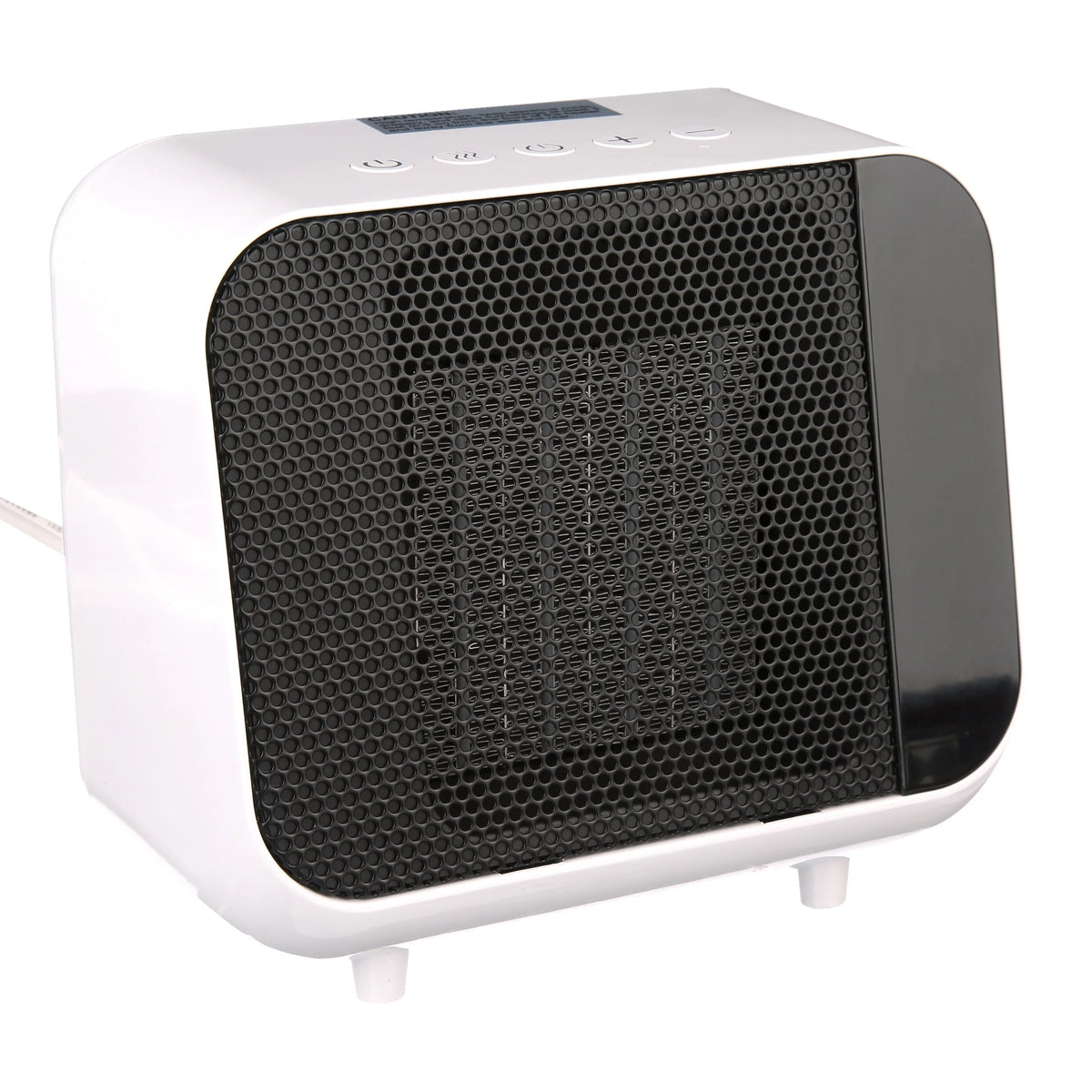 White Electric Ceramic Heater 1500W T240619