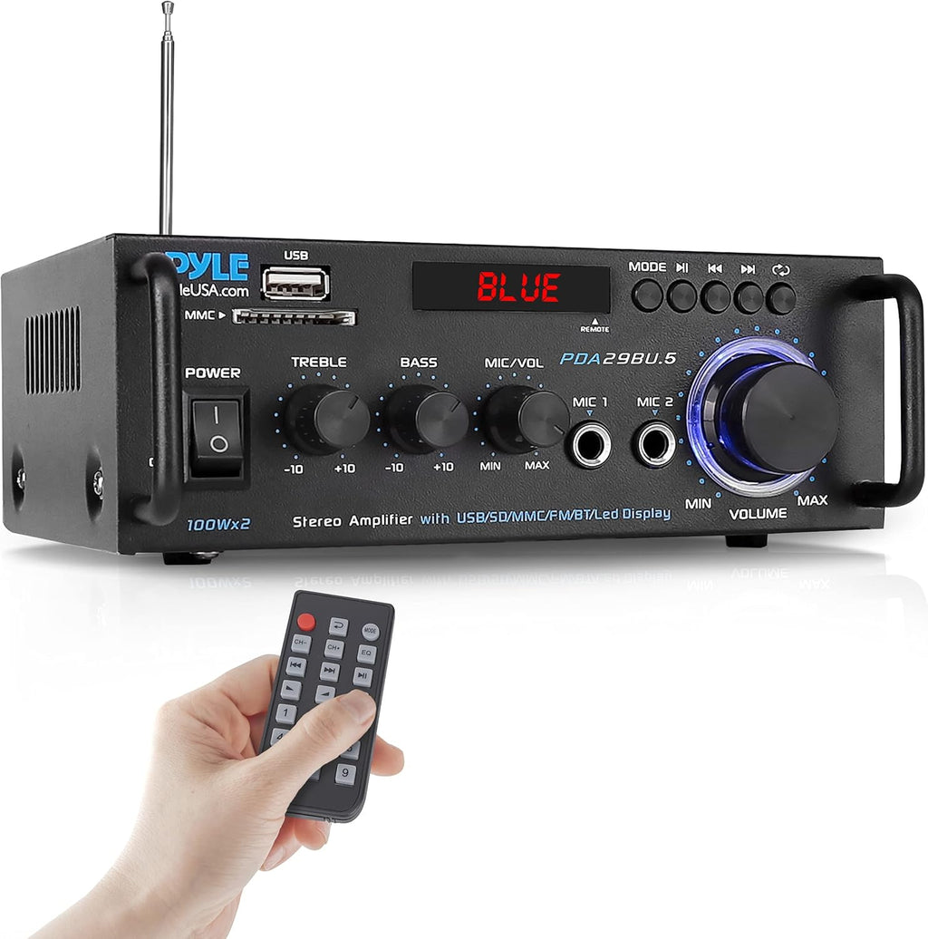 Bluetooth Stereo Amplifier 300W Dual Channel Pack of 2 N52878