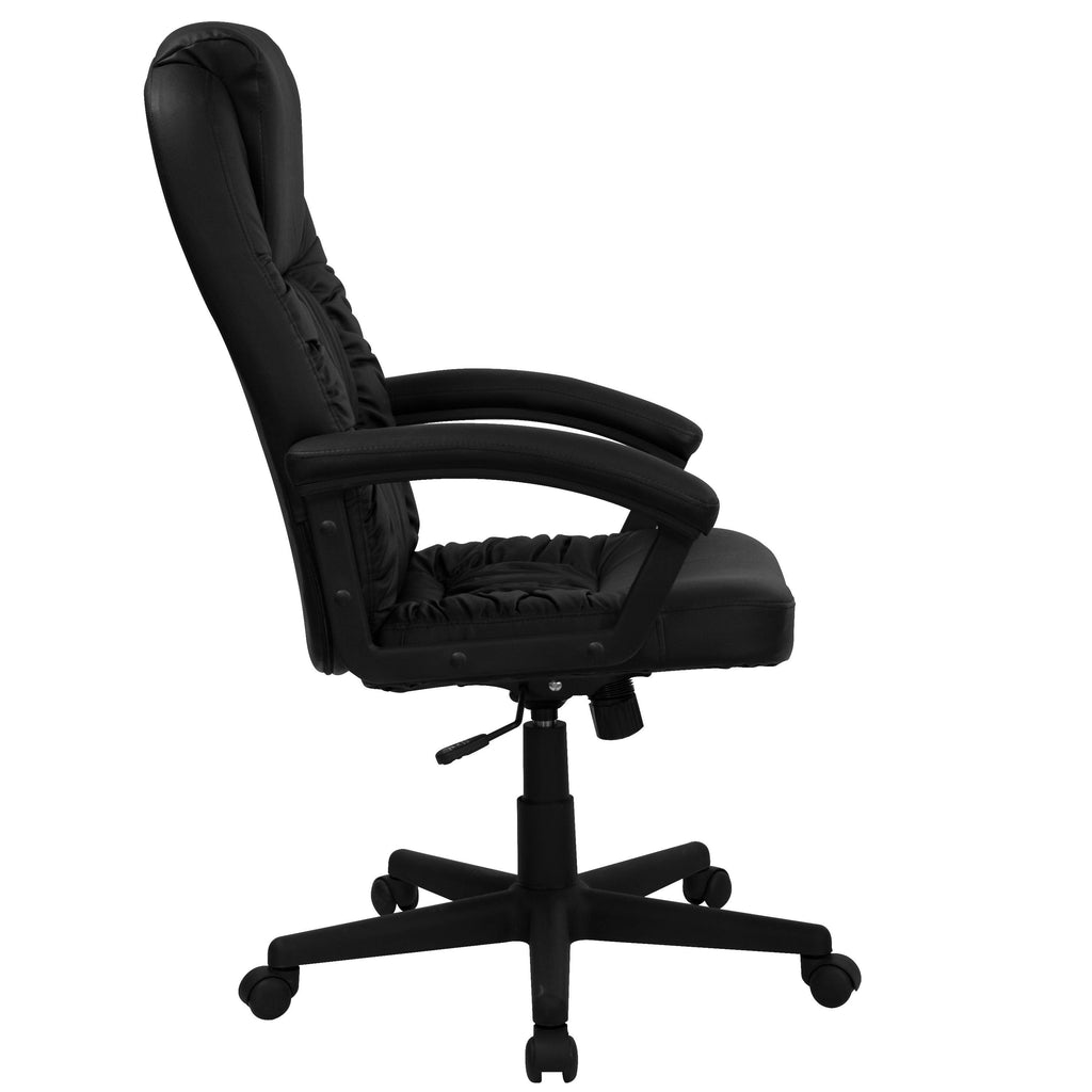 Black LeatherSoft Executive Office Chair U9947