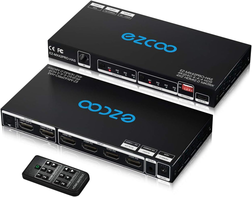 4 In 2 Out 4K 60Hz HDMI Matrix Q47208