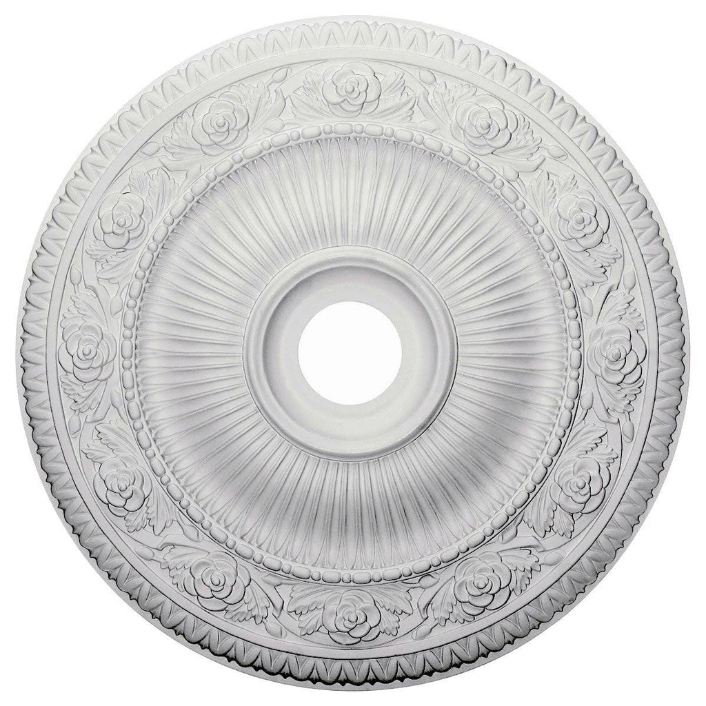 24 1/4 inchod x 3 7/8 inchid x 2 inchp Hand-Painted Rich Gold Ceiling Medallion P94695