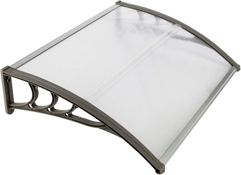 Polycarbonate Patio Door Awning Canopy 40 x 120 White E966811