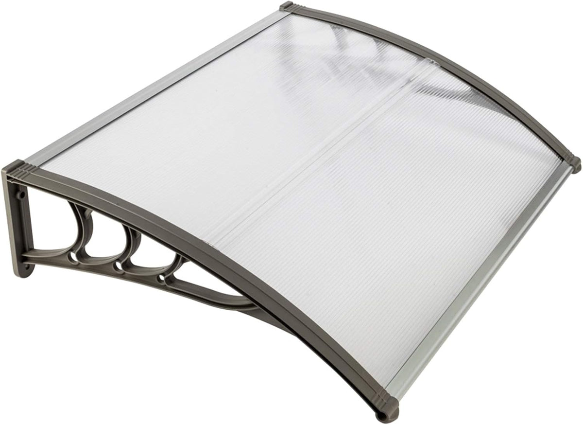Polycarbonate Patio Door Awning Canopy 40 x 120 White E966811