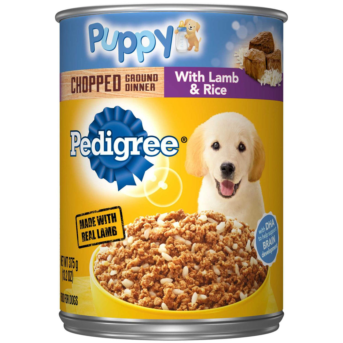 Chopped Ground Lamb & Rice Recipe Wet Canned Dog Food, 13.2-oz can, case of 12 A52939