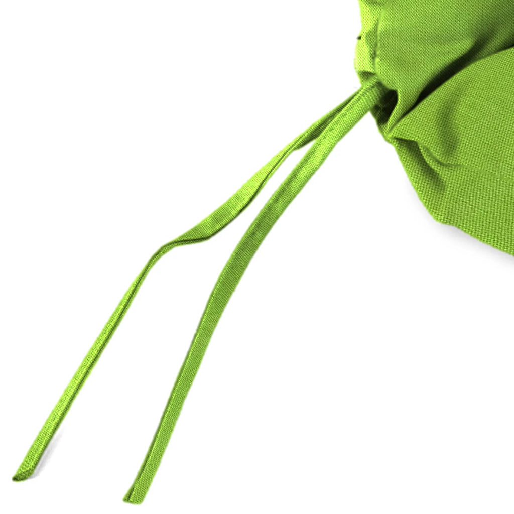 74" x 22" Green Outdoor Chaise Lounge Cushion with Ties H745