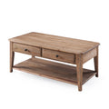 Rectangular Condo Cocktail Table with Casters, Brown G93600