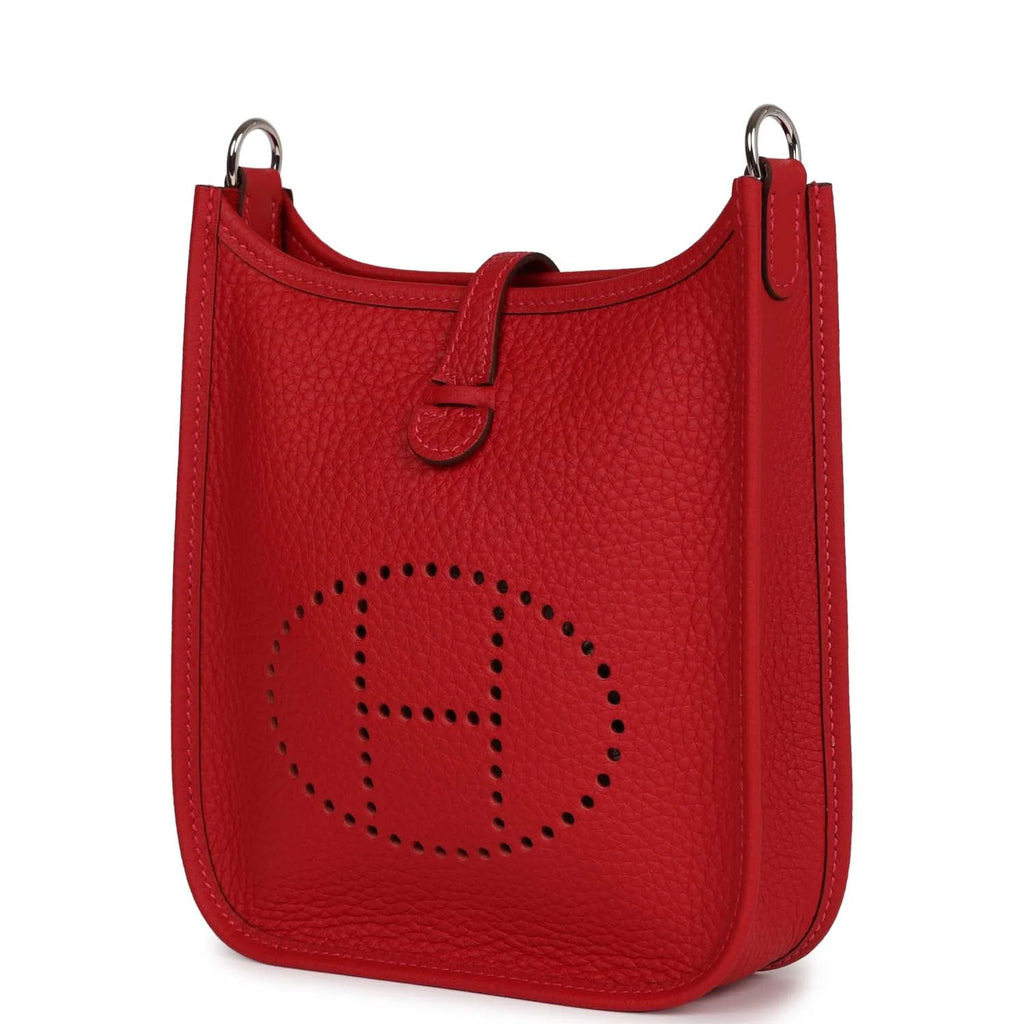 Rouge Piment Clemence Palladium Hardware Bag I9519