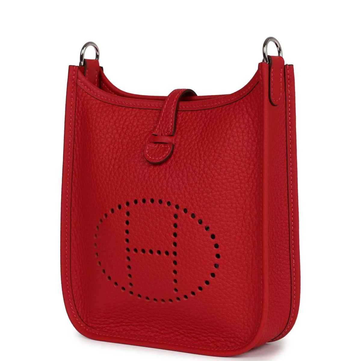 Rouge Piment Clemence Palladium Hardware Bag I9519