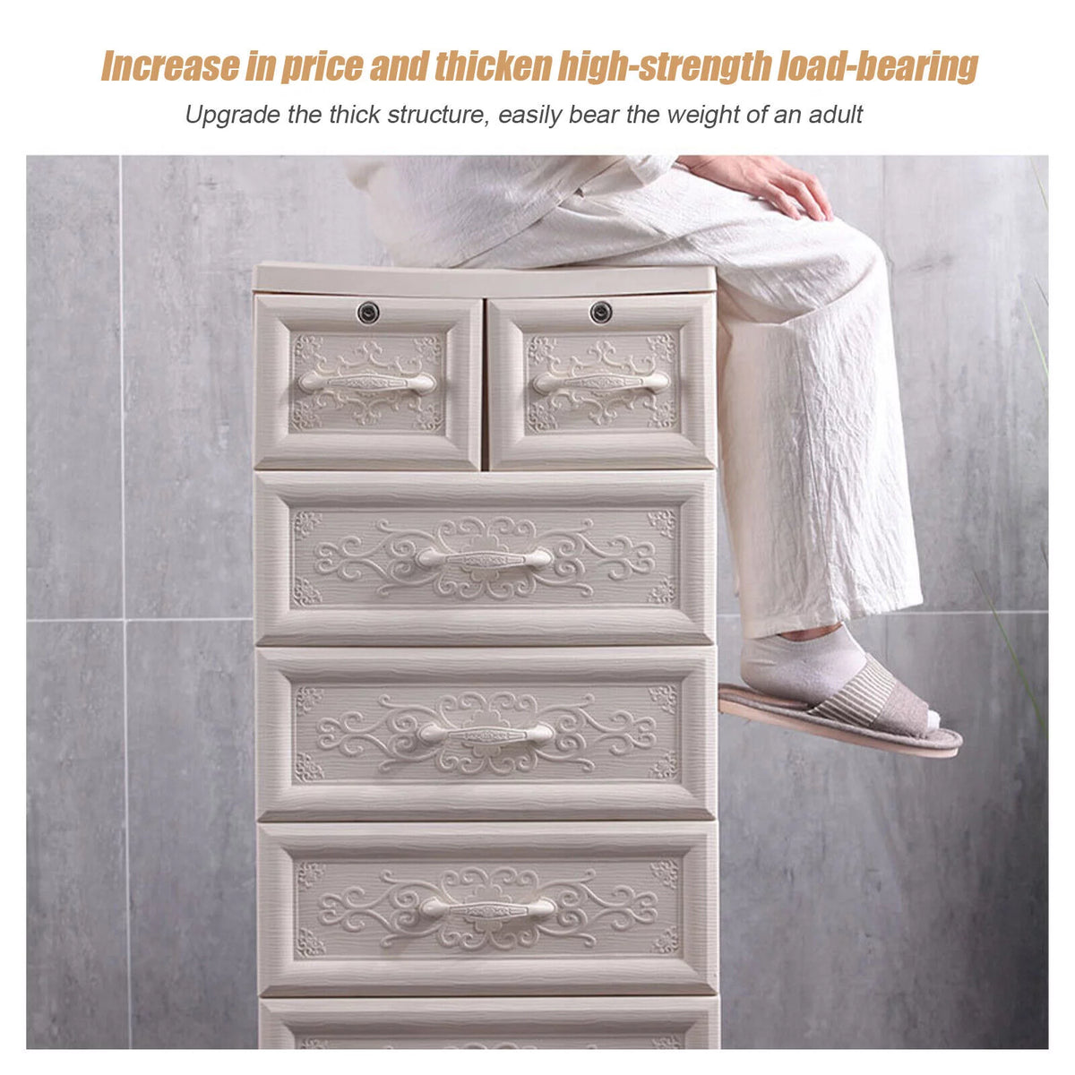 5 Layers 6 Drawer Storage Cabinet Y49240