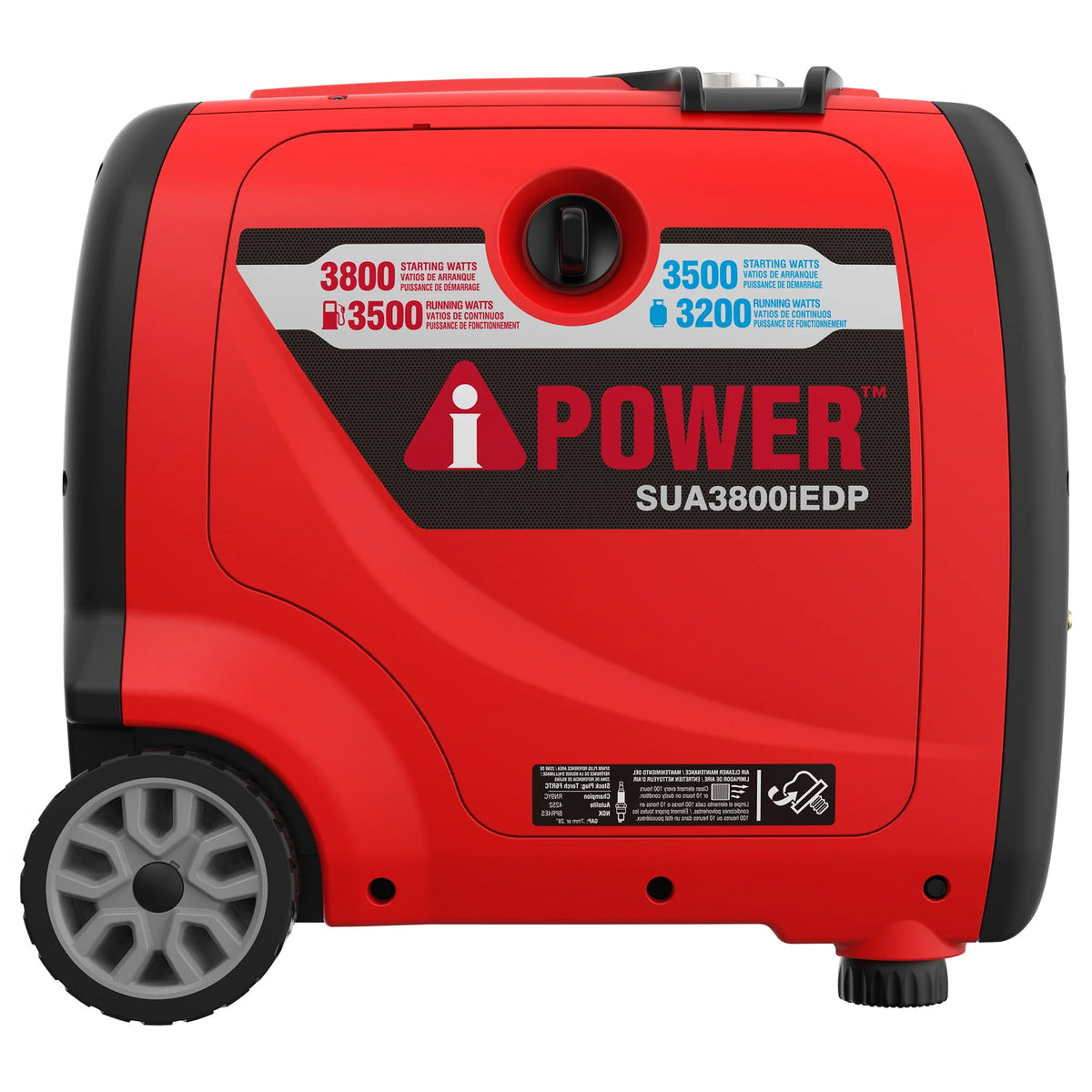 3,800-Watt Dual Fuel Portable Inverter Generator with CO Sensor U532693