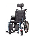Reclining High Back Manual Wheelchair with Adjustable Leg Rest and Reversible Foot Pedal X2768