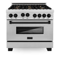 36 in. Gas Range with Matte Black Accents I685028