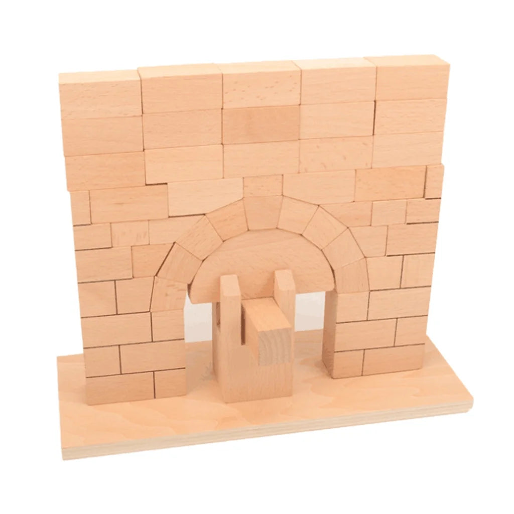 Roman Arch Bridge Stacking Building Block Wooden Stacking Block Game M146