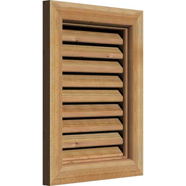 Unfinished Functional Vertical Gable Vent P1069