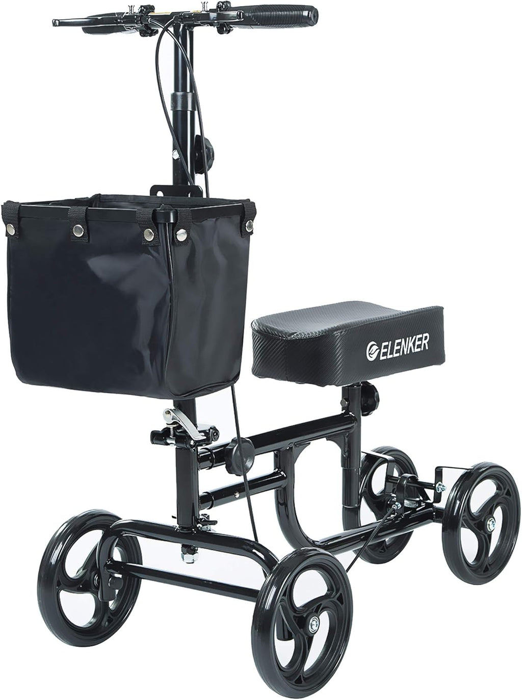 Black Steerable Knee Walker Medical Scooter E965819