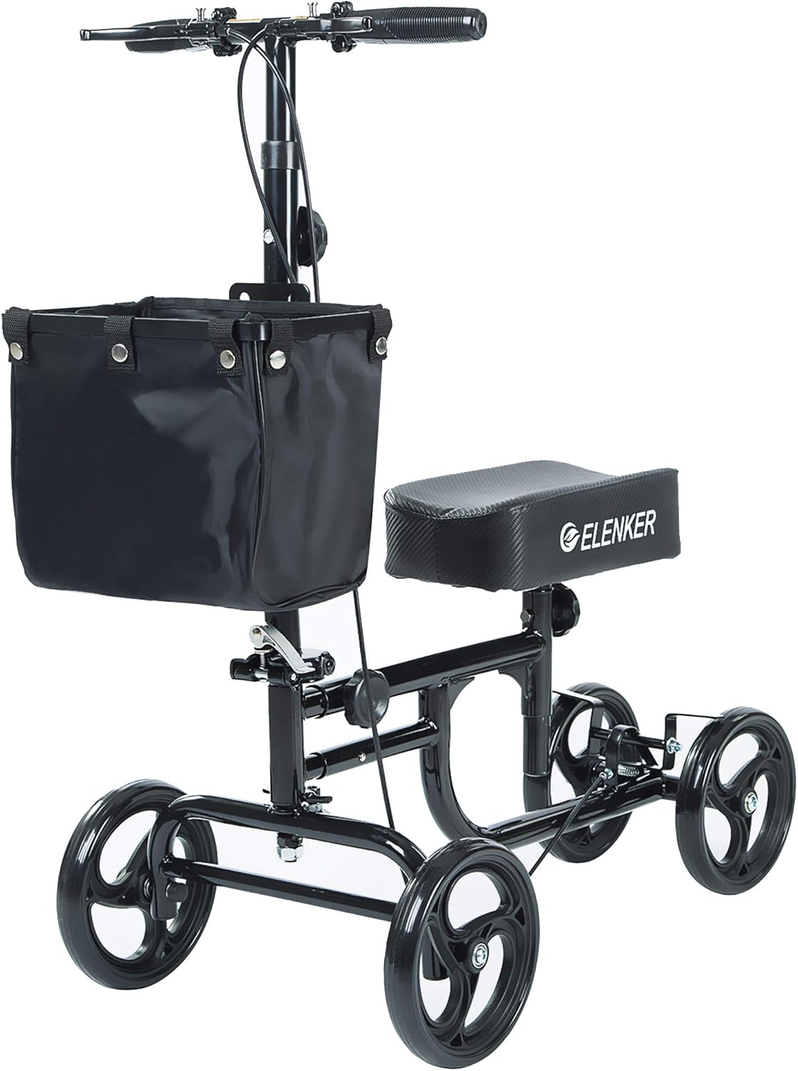 Black Steerable Knee Walker Medical Scooter E965819