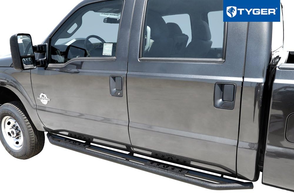 Textured Black Side Step Nerf Bars Running Boards K71380